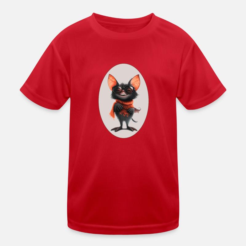 Fledermaus Kinder Funktions-T-Shirt