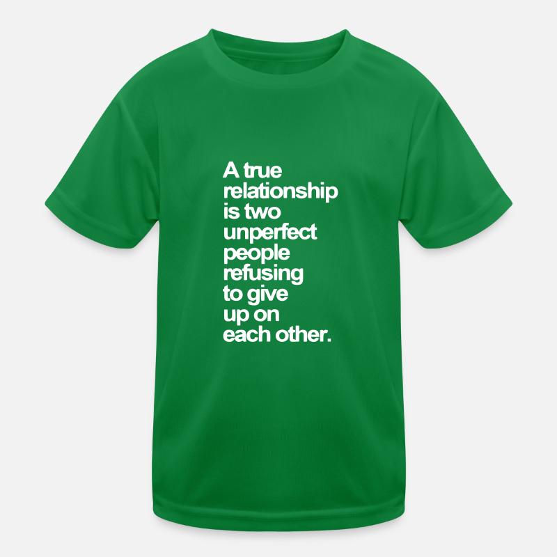 Citation sur l'amour et la relation T-shirt sport Enfant