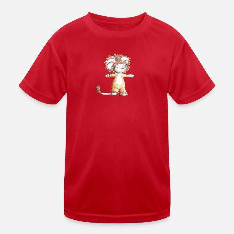 Lion Mouse Costume Kids Functional T-Shirt