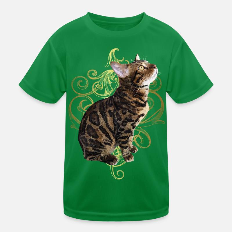 Chat du Bengale T-shirt sport Enfant