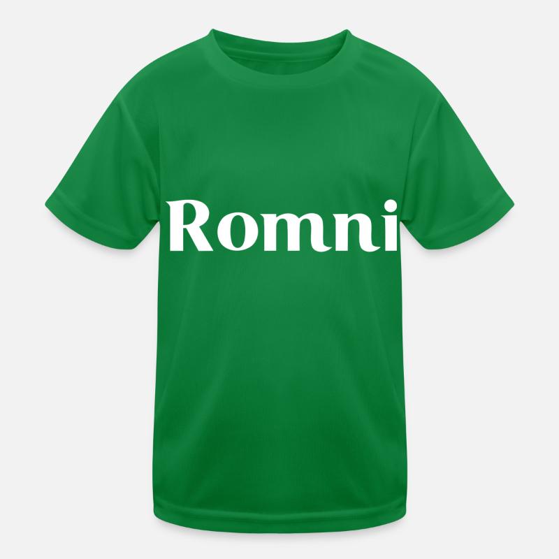 Romni - Écriture blanche T-shirt sport Enfant