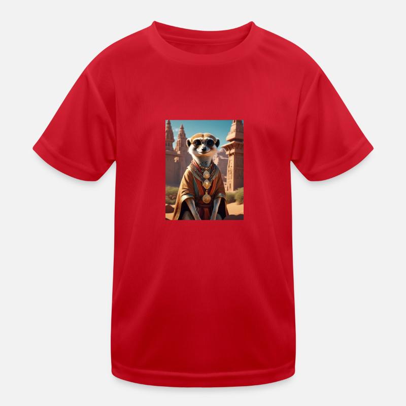 Erdmännchen Guru Kinder Funktions-T-Shirt