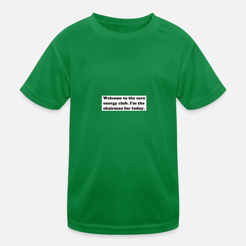 Zero Energy Kids Functional T-Shirt