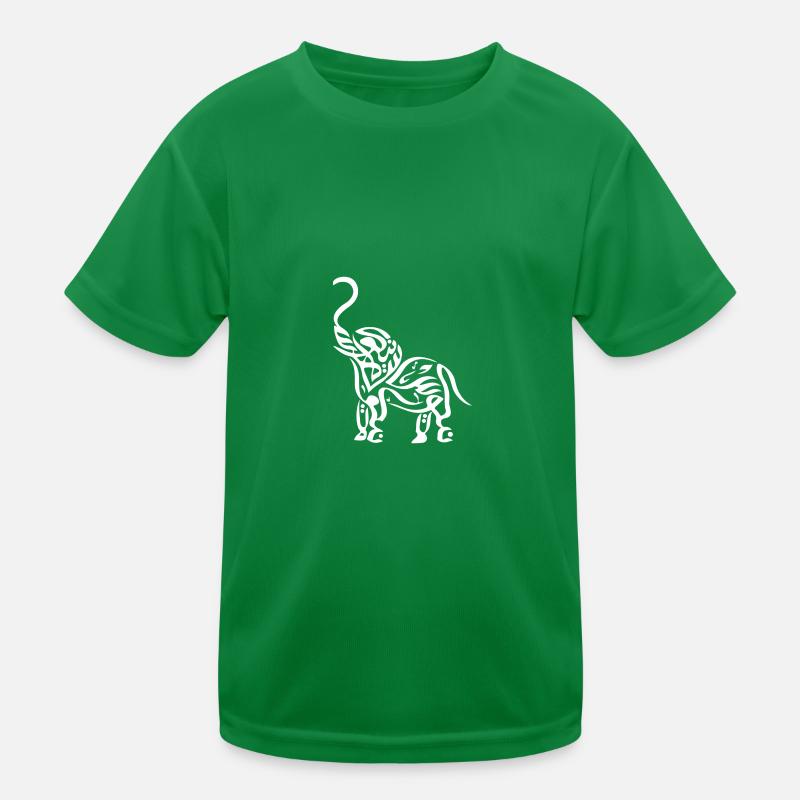 Arab typographer as elephant form Kids Functional T-Shirt