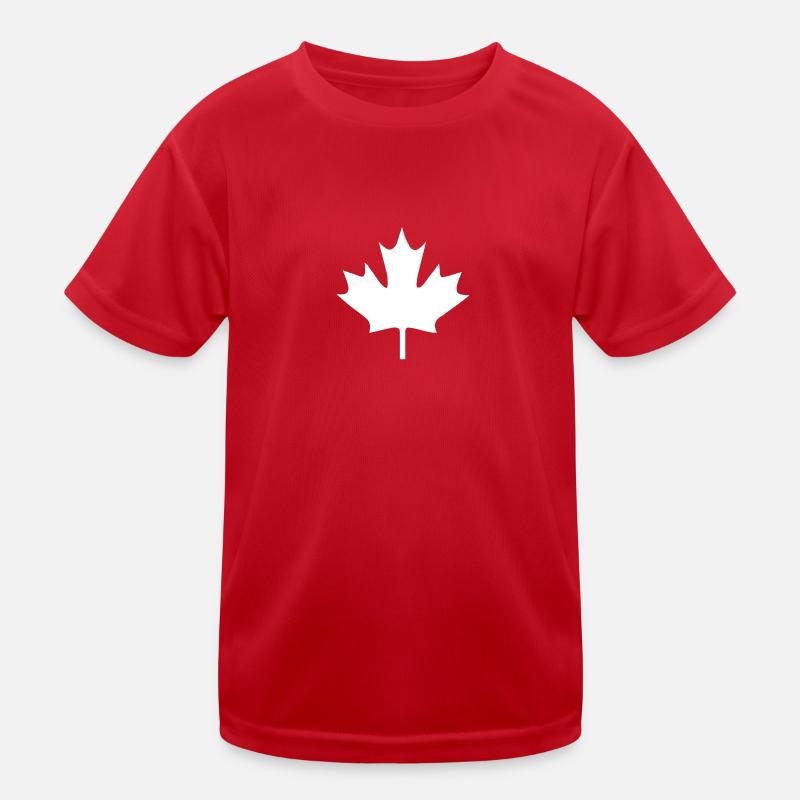 Canada Canada Maple Leaf T-shirt sport Enfant