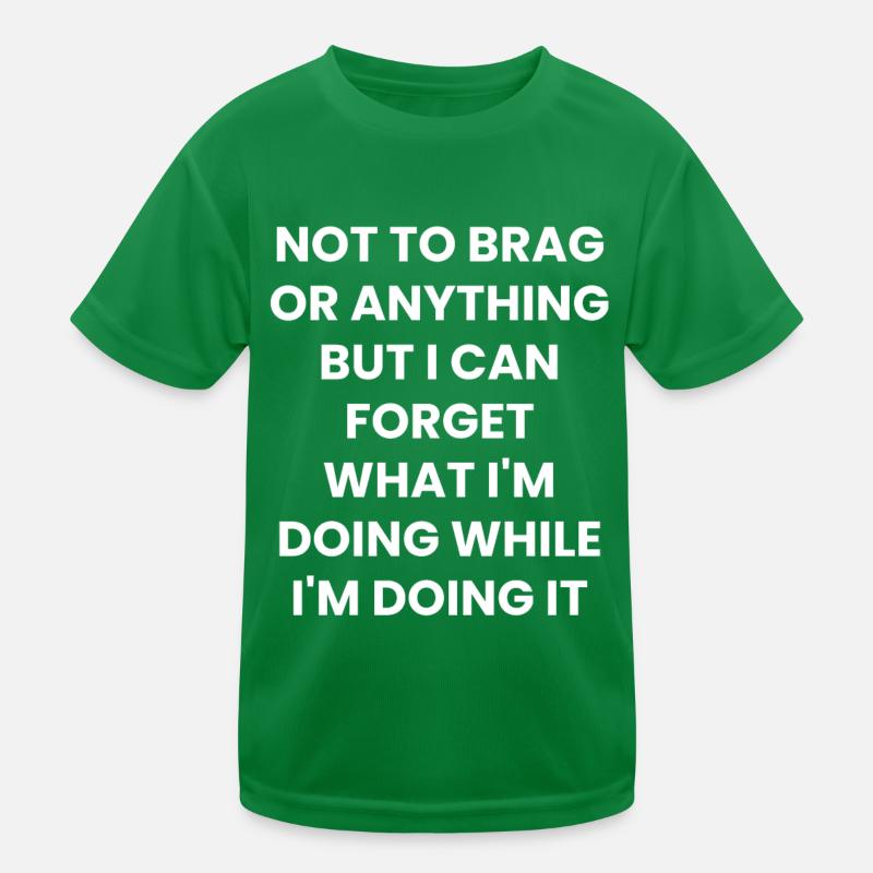 Funny sayings sarcasm irony gift Kids Functional T-Shirt