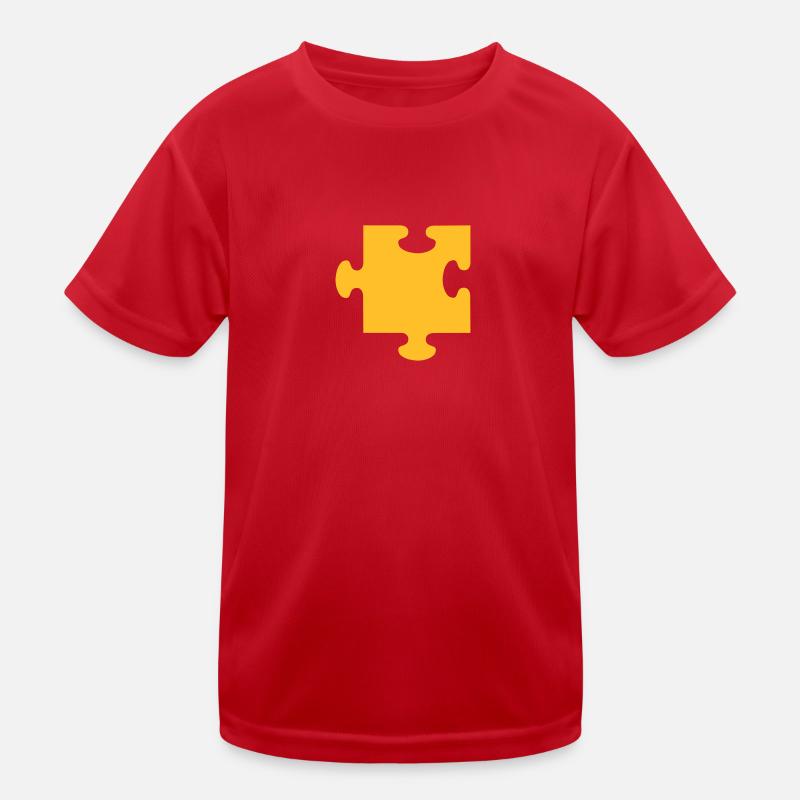 Puzzle Kinder Funktions-T-Shirt