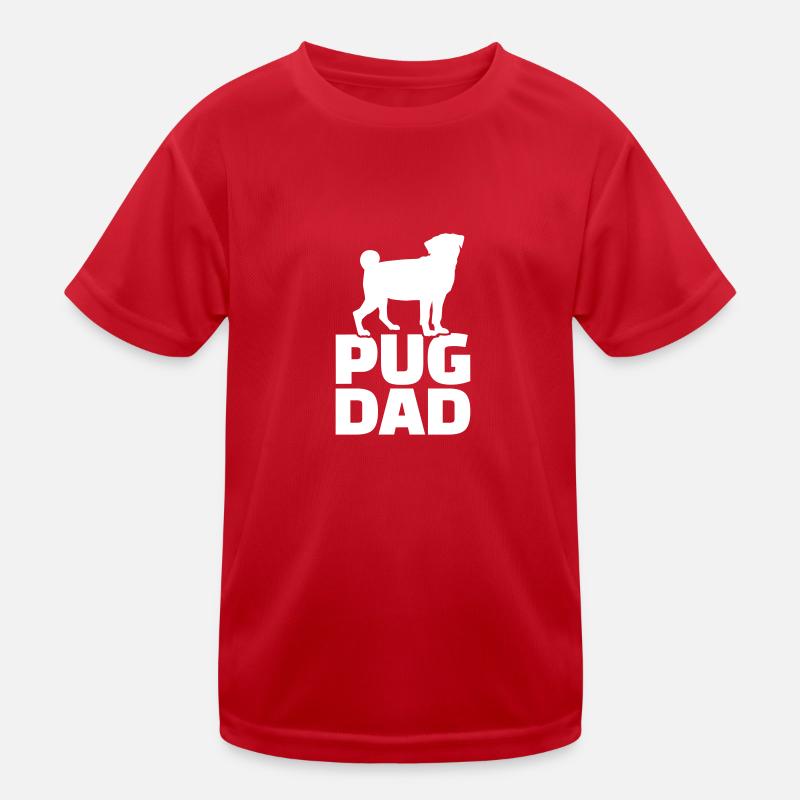 Pug Dad T-shirt sport Enfant