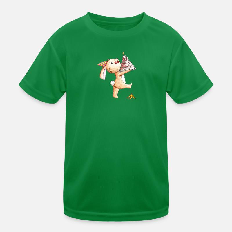 Anniversaire de gâteau de lapin T-shirt sport Enfant