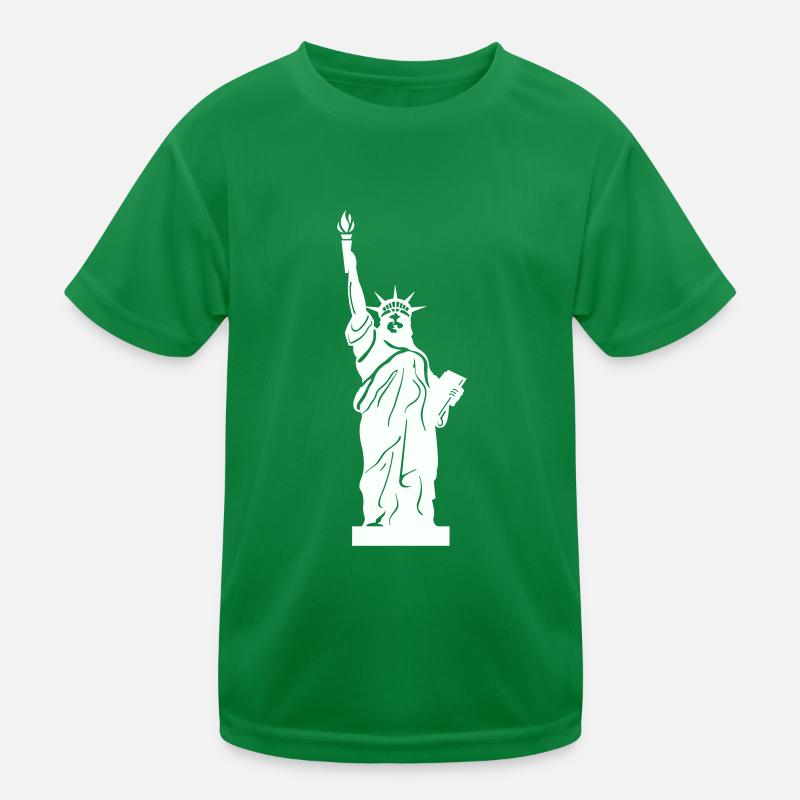 freiheitsstatue Kinder Funktions-T-Shirt