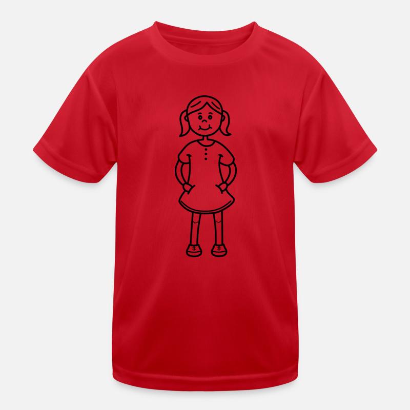 Mädchen Kinder Funktions-T-Shirt