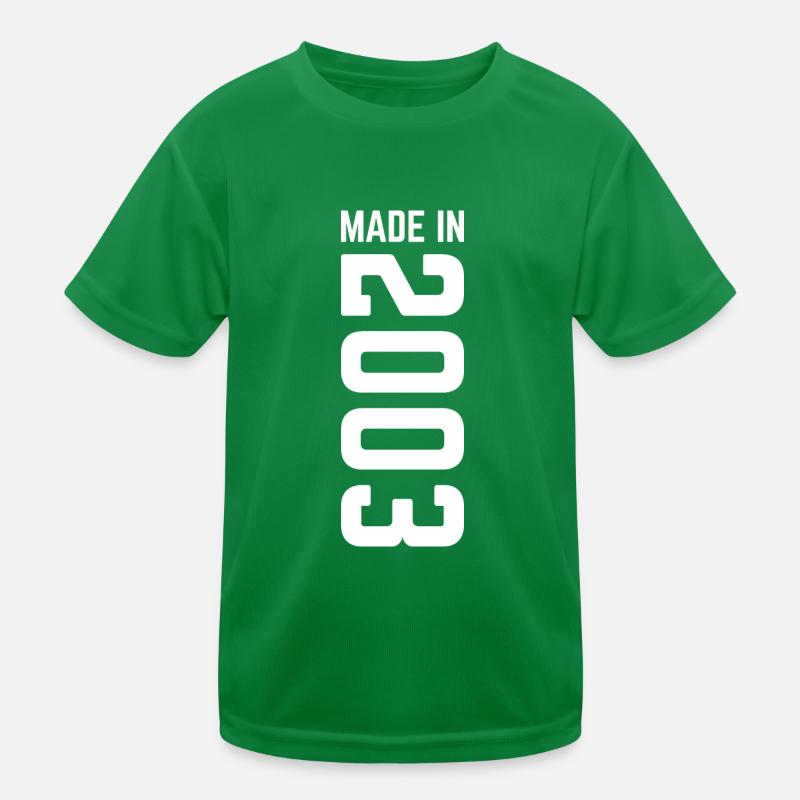 Made In 2003 Kids Functional T-Shirt