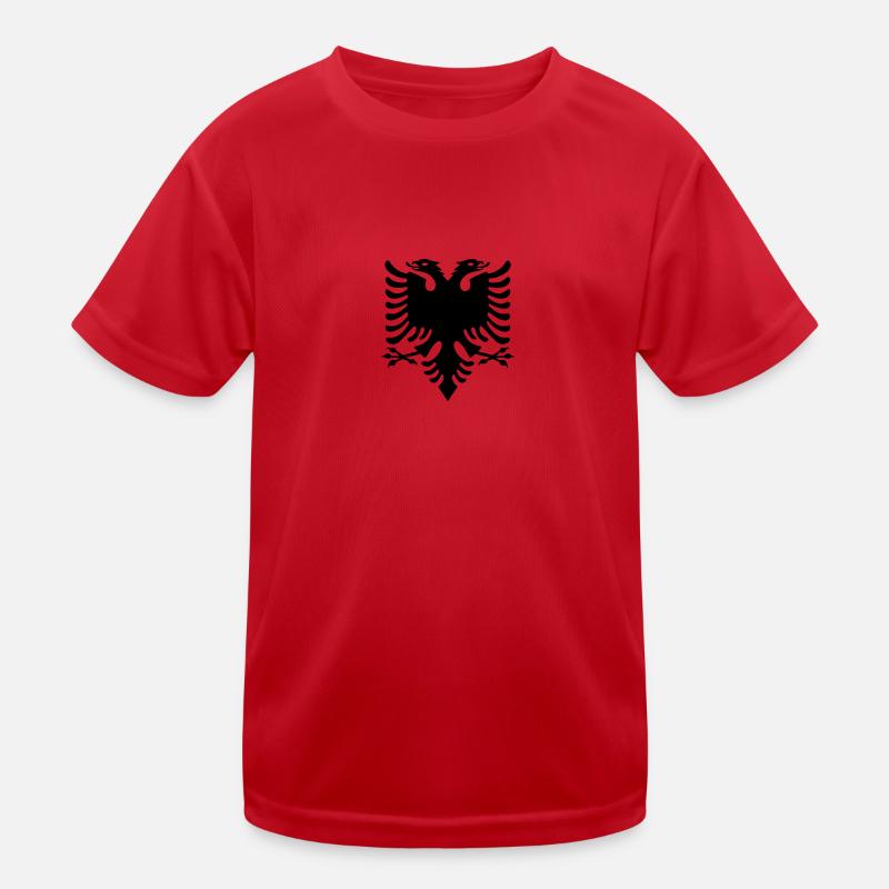 Albanian eagle Kids Functional T-Shirt