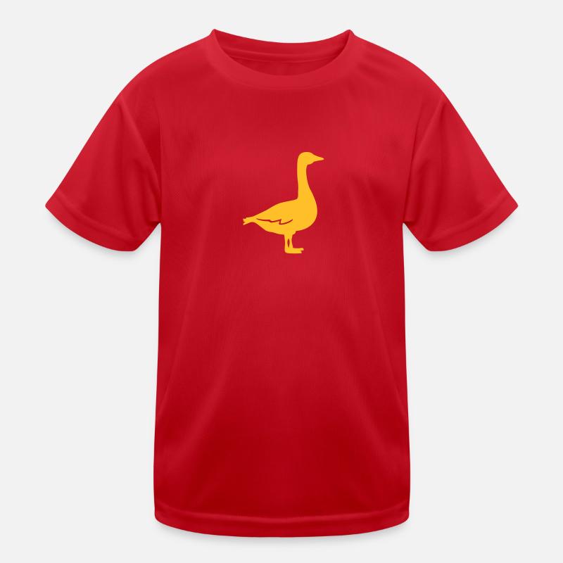 Gans Kinder Funktions-T-Shirt
