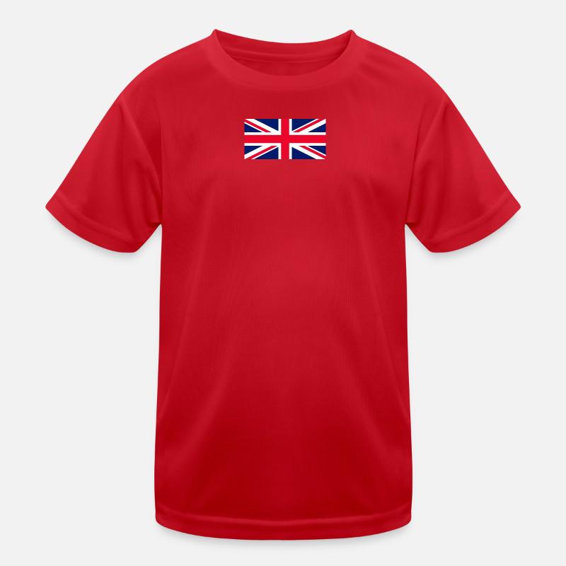 Drapeau du Royaume-Uni (petit) T-shirt sport Enfant