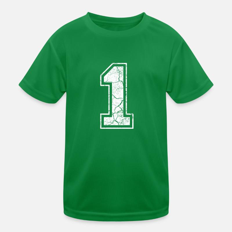 1 one eins white weiss (fr) T-shirt sport Enfant