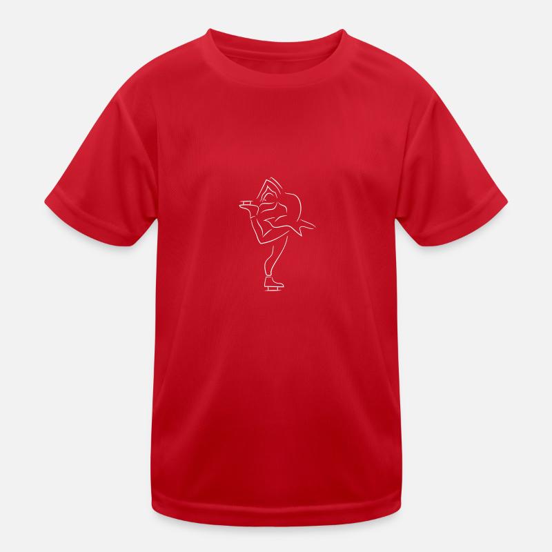 Figure skater Kids Functional T-Shirt