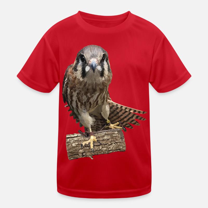 Turmfalke Kinder Funktions-T-Shirt