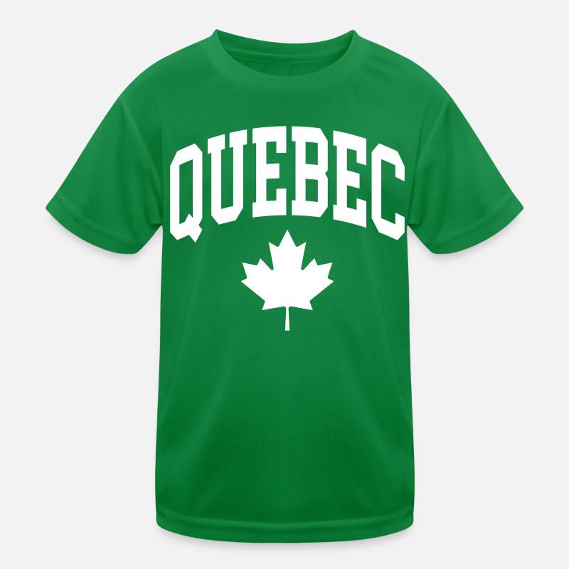 Quebec Kinder Funktions-T-Shirt