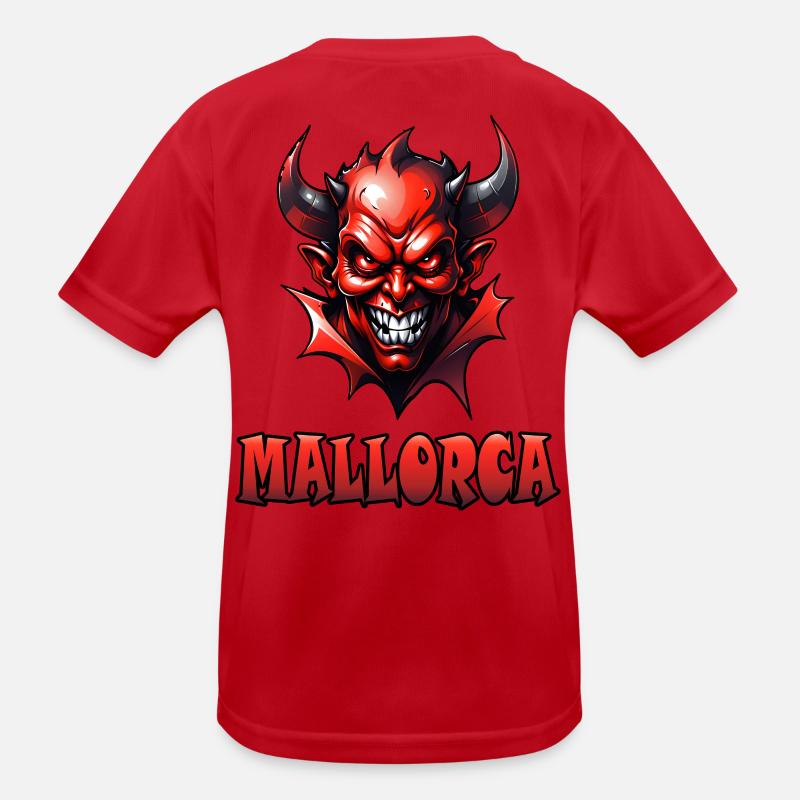 Majorque avec Red Devil T-shirt sport Enfant