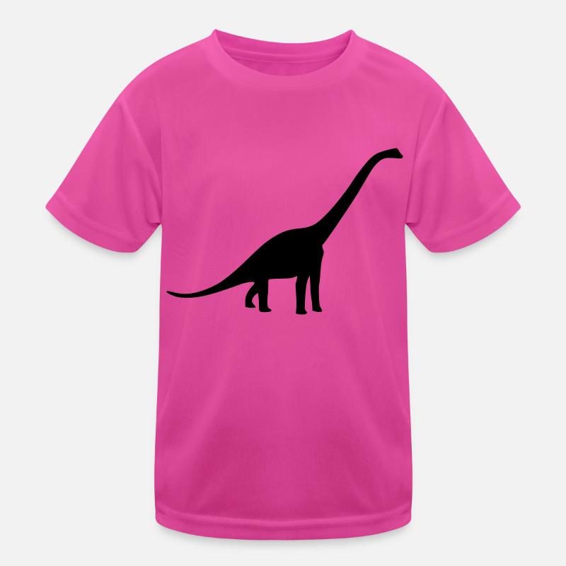 Dinosaur - Long Neck Kids Functional T-Shirt