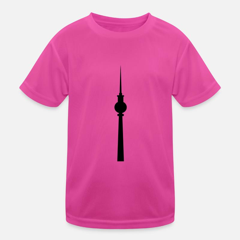 fernsehturm_2 Kids Functional T-Shirt