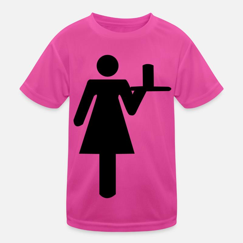 Kellnerin Kinder Funktions-T-Shirt