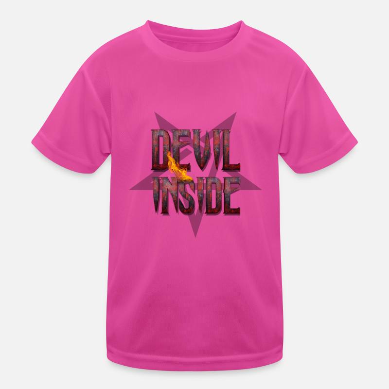 DEVIL INSIDE - Satan / Horror / Devil T-shirt sport Enfant