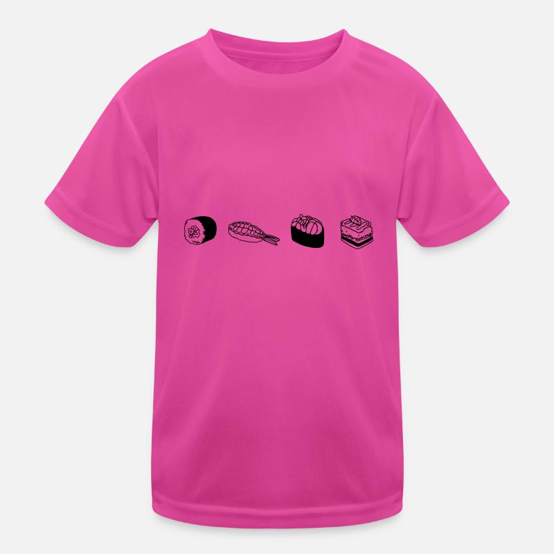 Sushi - T-shirt sport Enfant - rose néon