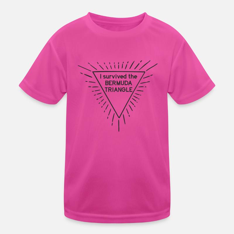 I survived the bermuda triangle Kids Functional T-Shirt