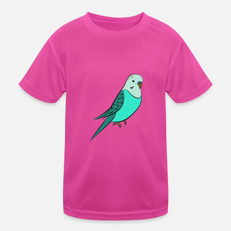 perruche Turquoise T-shirt sport Enfant