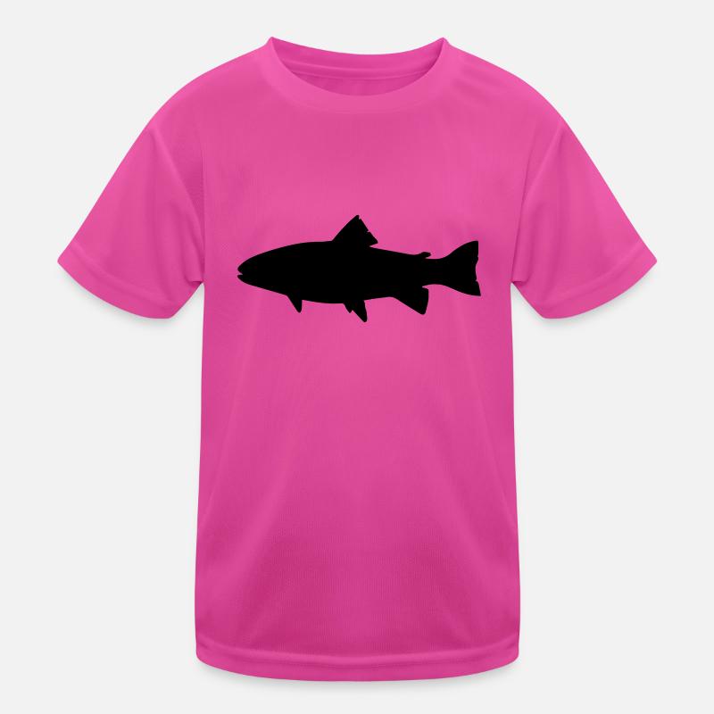 Fisch Kinder Funktions-T-Shirt