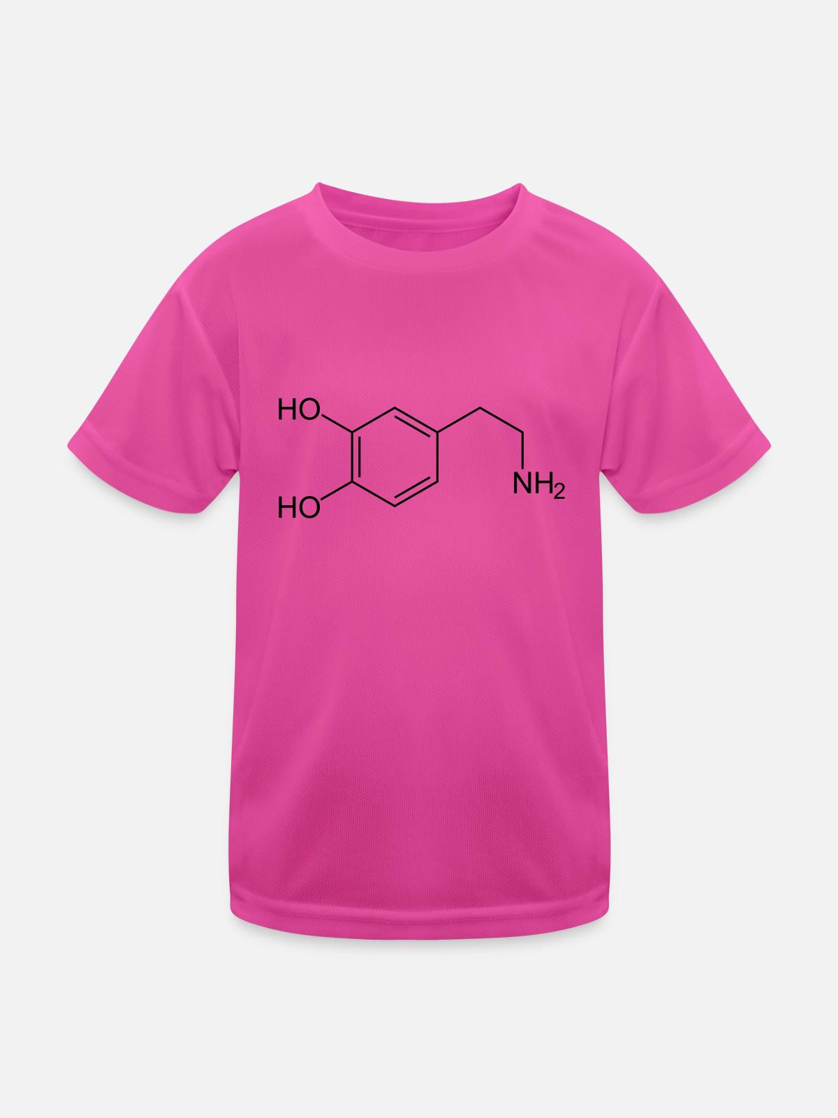dopamine - Kids Functional T-Shirt - neon pink - Front