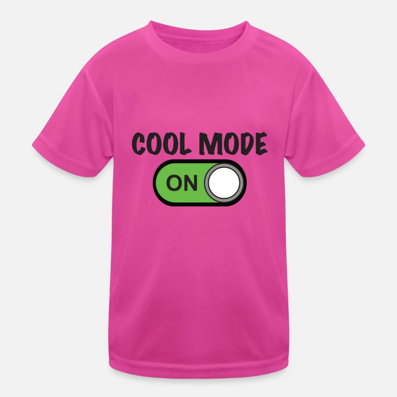 COOL MODE ON Kinder Funktions-T-Shirt