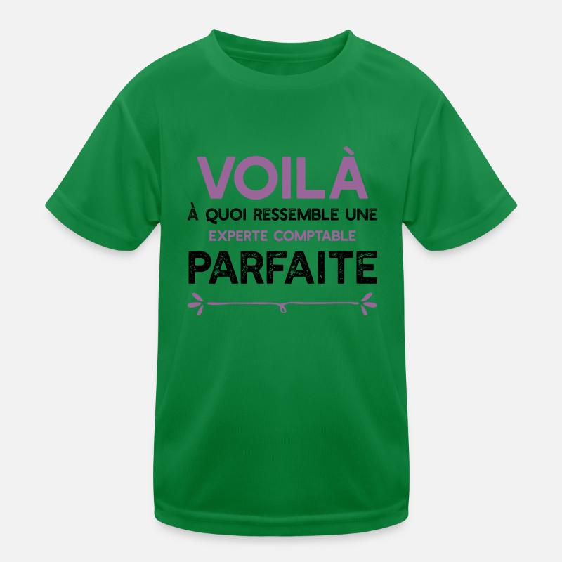 Une Experte comptable parfaite cadeau T-shirt sport Enfant