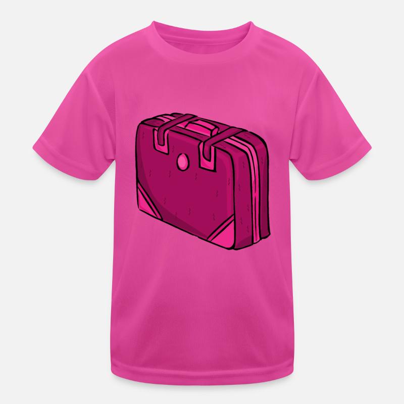backpack suitcase backpack bag briefcase122 Kids Functional T-Shirt
