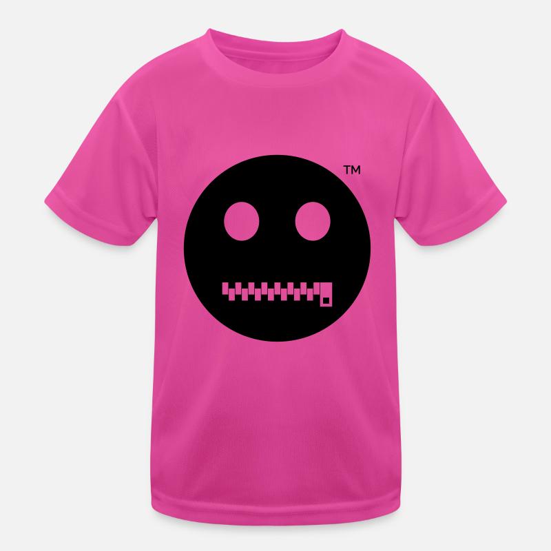 Smiley Shut up - Sei Still Kinder Funktions-T-Shirt