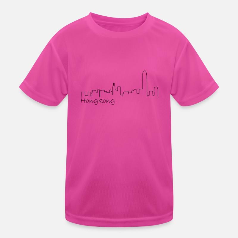 Hong Kong skyline Kids Functional T-Shirt