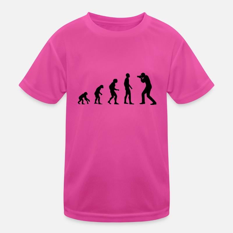 Evolution Fotograf Kinder Funktions-T-Shirt