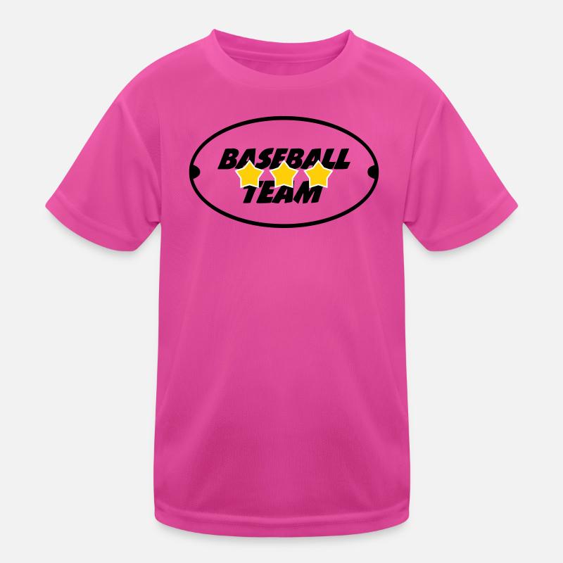 Baseballmannschaft – Sport Kinder Funktions-T-Shirt