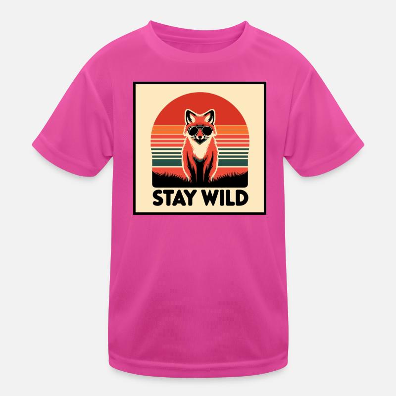 Restez sauvage T-shirt sport Enfant