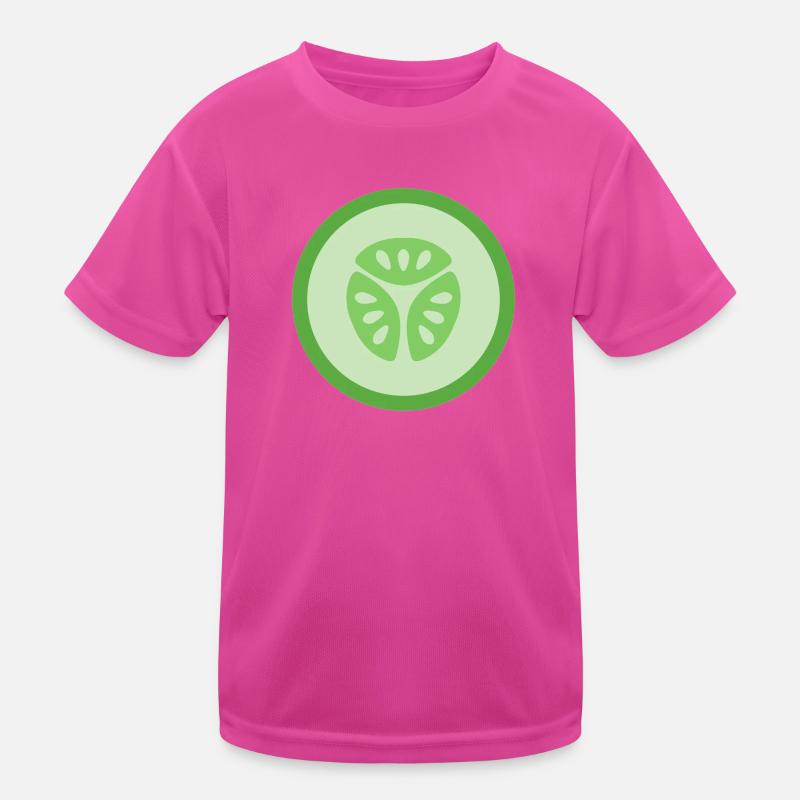 Cucumber Slice Kids Functional T-Shirt