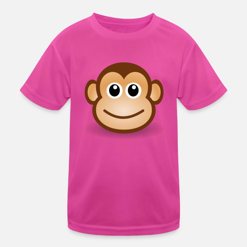 Affengesicht Geschenkidee Kinder Funktions-T-Shirt