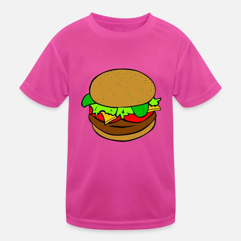 Burger Hamburger idée cadeau repas de restauration rapide T-shirt sport Enfant