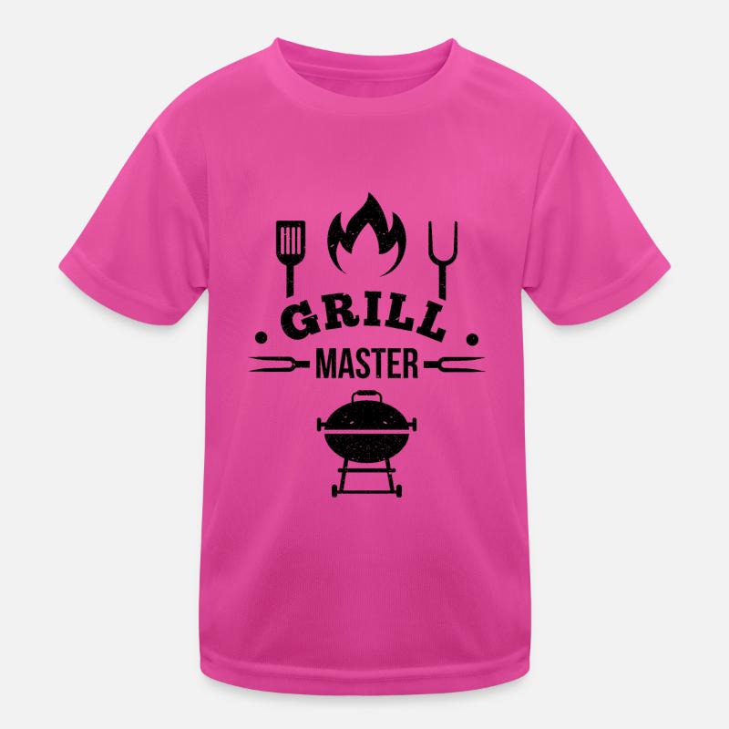 GRILLMASTER 1 BBQ / BBQ Gift Kids Functional T-Shirt
