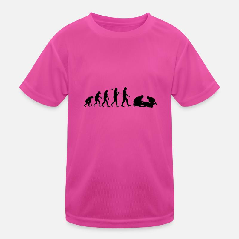 Paramedic Shirt · Evolution · Rescue Service Kids Functional T-Shirt