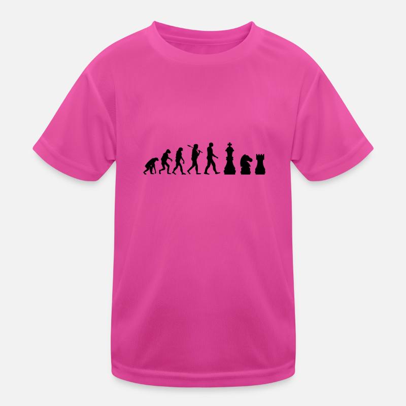 pièces d'échecs d'échecs Evolution cadeau T-shirt sport Enfant