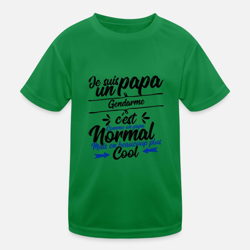 Dad Gift Gendarme Kinder Funktions-T-Shirt