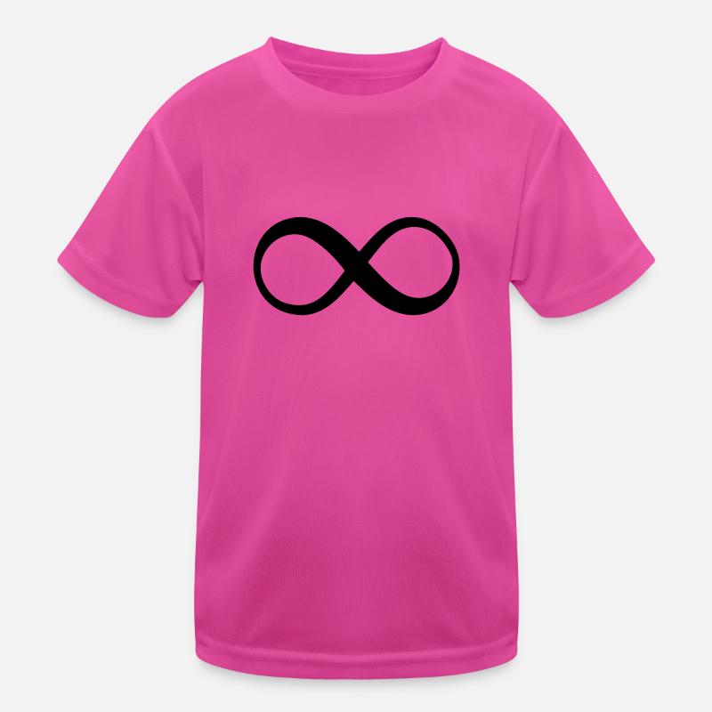 Infinity Symbol Endless Infinity Sign Kids Functional T-Shirt