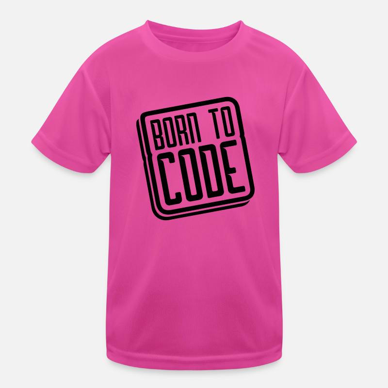 logo born to code Kids Functional T-Shirt